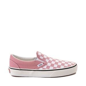 Vans Pink Checkered Slip-On Sneakers kids